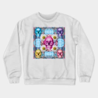 CANDY COLORED SKULL BBS Crewneck Sweatshirt